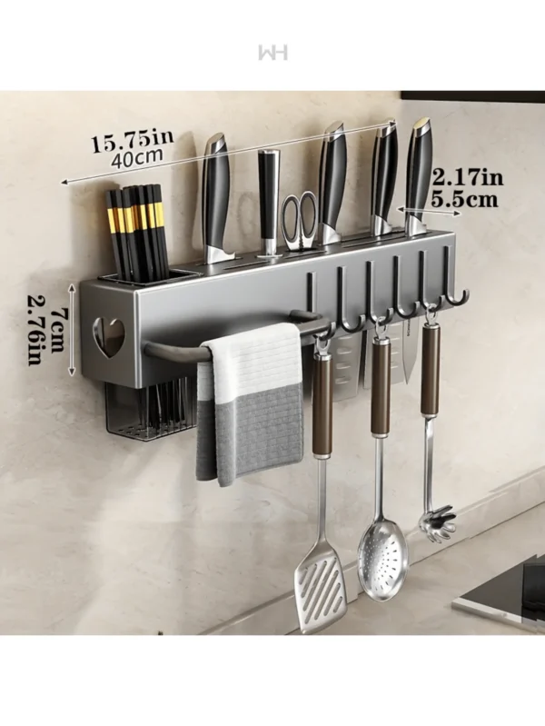 🔪 Porta Cuchillos y Organizador de Cocina - Diseño Elegante y Funcional 🍽️✨ - Imagen 4