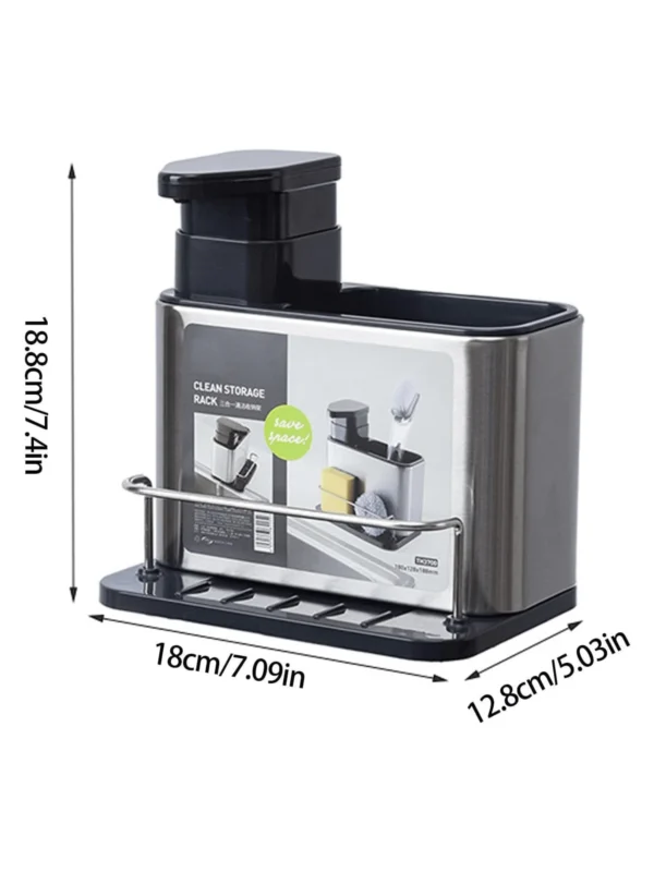 🧼 Dispensador de Jabón Multifuncional - Práctico y Compacto 🏡✨ - Imagen 3