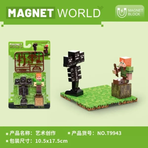 🎮 Mini Figuras de Acción – Steve & Más del Mundo de Bloques ⛏️✨ - Imagen 6