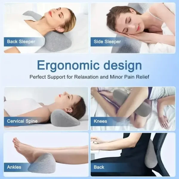 ✨ Almohada Ortopédica de Espuma con Efecto Masaje – Soporte Ergonómico para el Cuello ✨ - Imagen 5