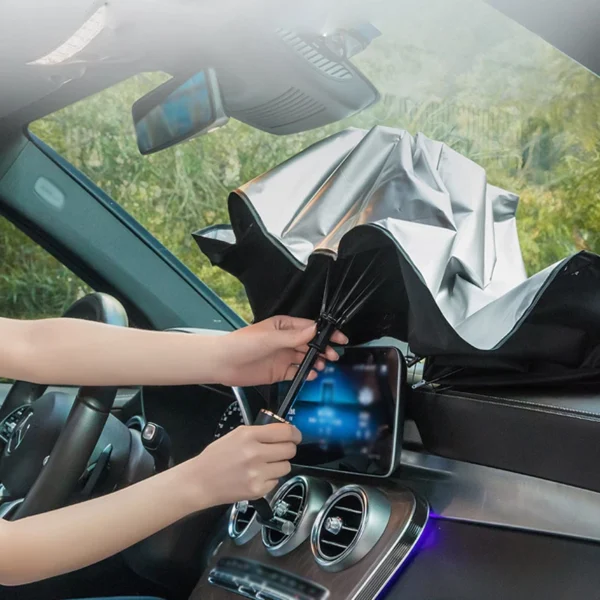 🚗☀️ Sombrilla Plegable para Coche – Protección Total Contra el Calor ☀️🚗 - Imagen 2
