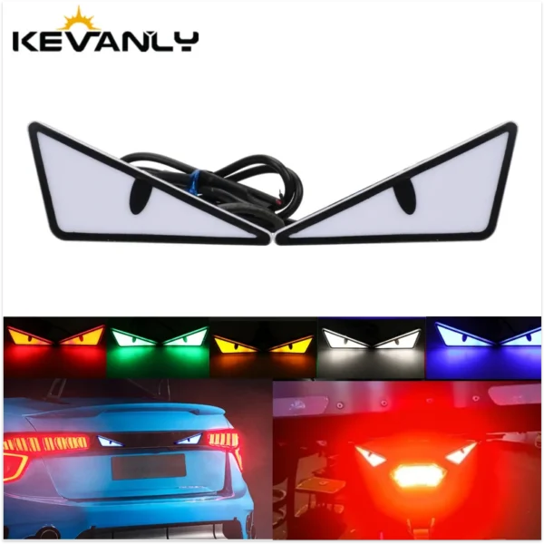 🚗💥 ¡Transforma tu Vehículo con la Luz LED Ojo de Diablo! 💥🏍️