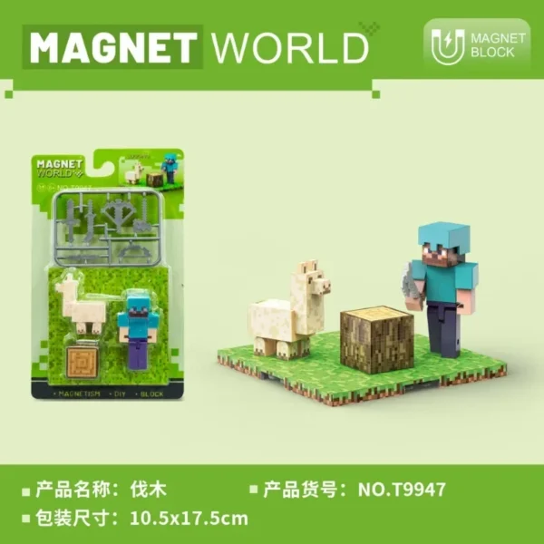 🎮 Mini Figuras de Acción – Steve & Más del Mundo de Bloques ⛏️✨ - Imagen 2