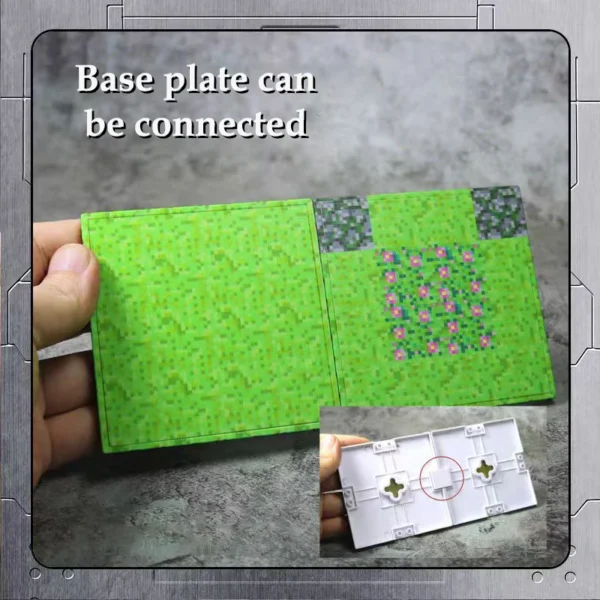 🧲 Placa Base Magnética – Bloques de Construcción Temáticos de Mina 🏗️⛏️ - Imagen 4