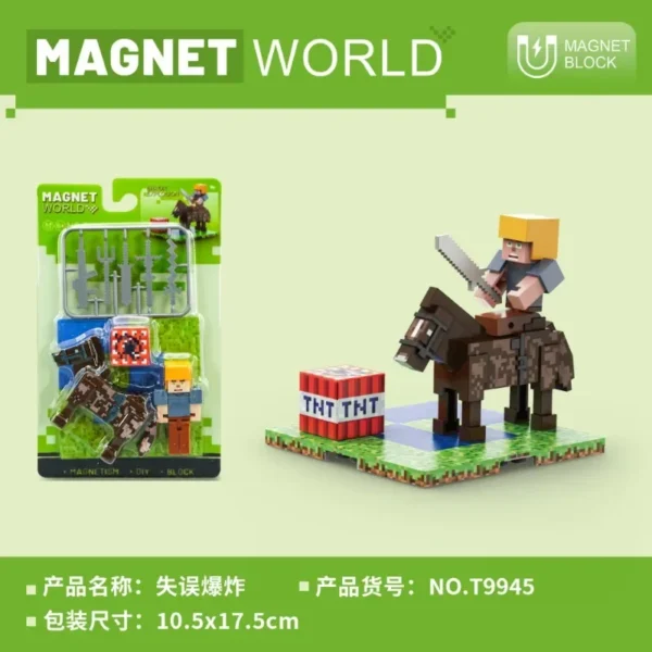 🎮 Mini Figuras de Acción – Steve & Más del Mundo de Bloques ⛏️✨ - Imagen 3