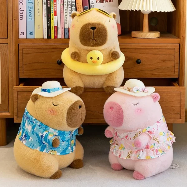 🐾 Capibara de Peluche – Modelos Únicos y Adorables 🧸✨