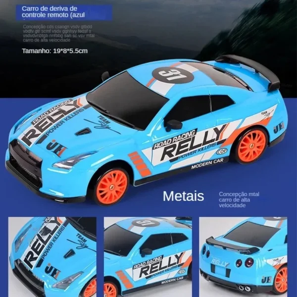 🚗🔥 Carro RC Drift 4WD - Modelo AE86/GTR | Alta Velocidad 15KM/H | Envío GRATIS en 9 días 🔥 - Imagen 3