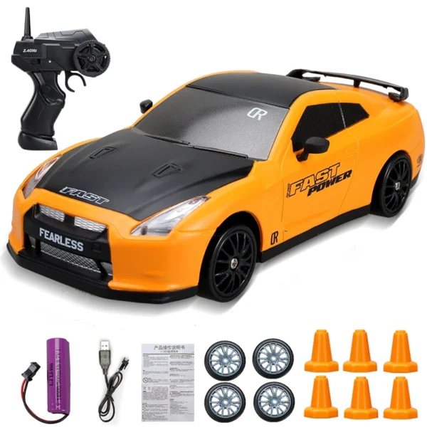 🚗🔥 Carro RC Drift 4WD - Modelo AE86/GTR | Alta Velocidad 15KM/H | Envío GRATIS en 9 días 🔥